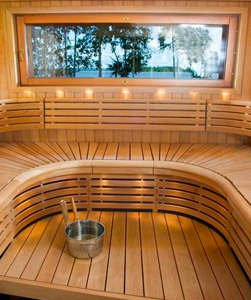 Designer Sauna With Viewing Panel